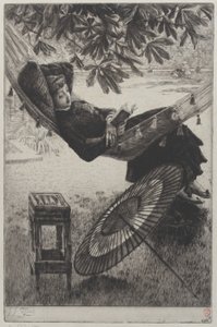ザ・ハンモック」1880年 作： James Tissot
