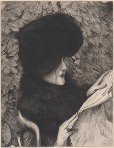 新聞、1883年。 作： James Tissot