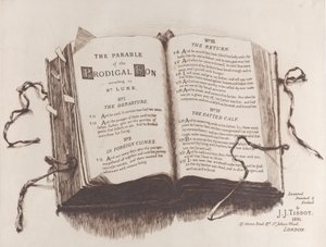 放蕩息子のたとえ話：口絵、1882年。