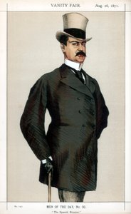1871年のスペイン大臣。 作： James Jacques Joseph Tissot