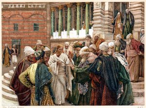 貢ぎ物のお金（1890年頃 作： James Tissot