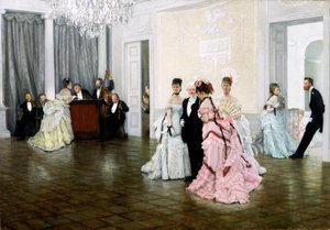 早すぎる」1873年 作： James Tissot