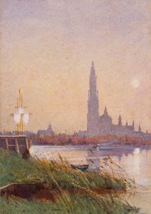 川の情景、1887