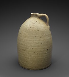 水差し、c。 1873-1900（アルカリ釉石器） 作： James W. Haden