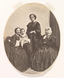 フォー・ジェネレーションズ（1860年頃）。 作： James Wallace Black