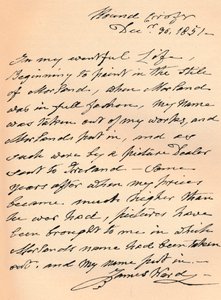 ジェームズワードからの手紙、1851年1904年