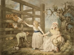慈悲深い子供、ウィリアムワード（1766-1826）1793によって刻まれました 作： James Ward
