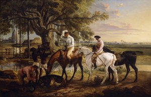 1816年、イノシシの死でチャールズブラント卿 作： James Ward