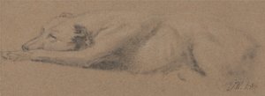 眠る犬の習作 作： ジェームズワード