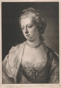 デンマーク女王キャロライナ・マチルダ 作： James Watson