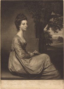 コーンウォリス伯爵夫人ジェマイマ 作： James Watson after Sir Joshua Reynolds