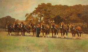 シャイアホース、1896 作： James Weaver Tattersall