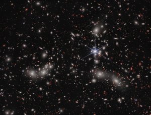 パンドラ星団（NIRCam画像） 作： James Webb Space Telescope (NASA)