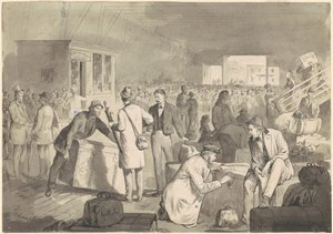 税関上屋 作： James Wells Champney