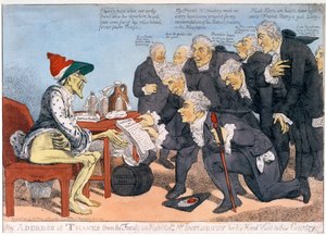 教員から右記への感謝の言葉。国への親切な訪問のためのインフルエンジー氏、1803 作： James West