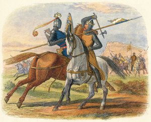 ブルースはヘンリー・ボーフン卿を殺す、1314 1864 作： James William Edmund Doyle