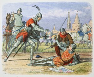 ジャンヌ・ダルクの捕獲、コンピエーニュ、フランス、1430 1864 作： James William Edmund Doyle