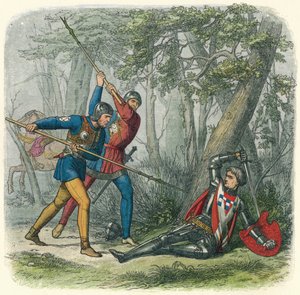 キングメーカーの死、1471年、1864年 作： James William Edmund Doyle