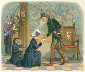 エドワード4世とエリザベスグレイ夫人、1464年1864年 作： James William Edmund Doyle