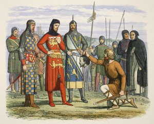 ランカスター伯爵に見せられたギャベストンの頭、紀元前 55 年の英国史から西暦 1485 年まで、パブ。 ロンドン