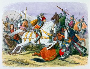 ボズワースの戦いでのリチャード3世のイラスト 19世紀 作： James William Edmund Doyle