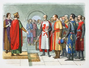 ヘンリー3世とその議会、ウェストミンスター、1258年 1864年   作： James William Edmund Doyle