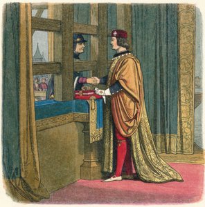 ペドクニーでのエドワード4世とルイ11世の会合、1475 1864 作： James William Edmund Doyle