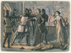モーティマーは王に押収された、1325 1864 作： James William Edmund Doyle