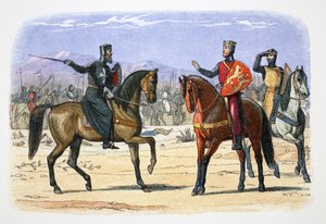 イギリスのリチャード1世とヤッファのセントジョンのマスター、1191 1864 作： James William Edmund Doyle