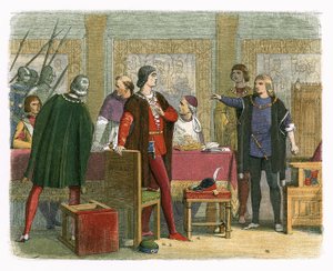 リチャード、ヘイスティングスの逮捕を命令 作： James William Edmund Doyle