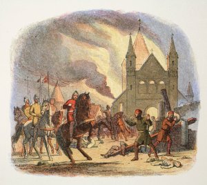 フランスのマントで致命傷を負ったウィリアム1世、1087～1864年。