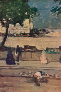 ケデグランオーギュスタン、パリ、19世紀 作： James Wilson Morrice