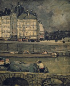 パリのセーヌ河岸、1880-1924 作： James Wilson Morrice