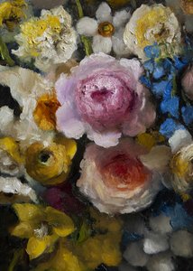 鮮やかな花々 作： 