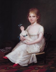 人形を持った少女1804 作： James the Elder Peale