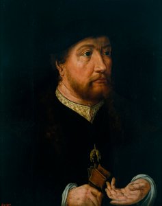ナッソー ブレダのヘンリー 3 世 (ナッソー ブレダ) (1483-1538) - ナッソー ブレダのヘンリー 3 世 - Jan Gossaert (または Gossart、dit Mabuse) による絵画 (ca. 1478-1532) - 1531 年頃 - 木材に油彩 - 44x3 - カタルーニャ国立美術館、バルセロナ 作： Jan (c.1472 c.1533) Gossaert