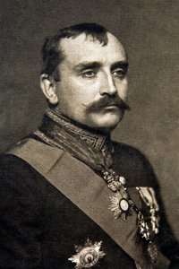 領事の衣装を着たポール・クローデル 1910年 - 撮影：ヤン・ネポムク・ラングハンス 作： Jan (studio of) Langhans