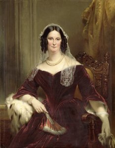 Dieuwke Fontein (1800-79)、二番目の妻 (1834 年に結婚) または Adriaan van der Hoop 作： Jan Adam Kruseman