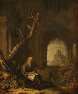 廃墟の隠者 作： Jan Adriaensz. van Staveren