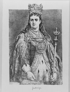 ポーランドのヤドヴィガ女王、19世紀 作： Jan Alojzy Matejko