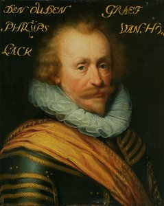 ホーエンローエ・ツー・ランゲンブルク伯フィリップスの肖像 作： Jan Antonisz van Ravesteyn (workshop of)