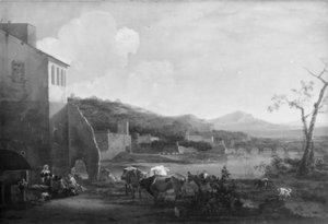 イタリアの風景 作： Jan Asselijn