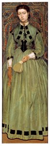 画家の娘、ルーシー・レイズ 作： Jan August Hendrik Baron Leys