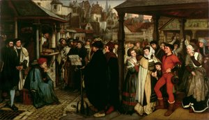 チャールズ5世の勅令、1861年 作： Jan August Hendrik Leys