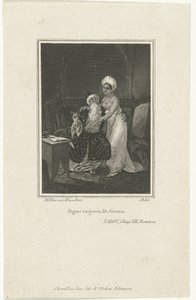 ザディグとアルモナ 作： Jan Baptist Tetar van Elven