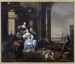 若いブロンド、1646-55 作： Jan Baptist Weenix