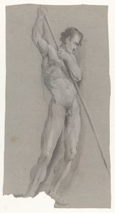 棒を持った裸の男 作： Jan Brandes (possibly)