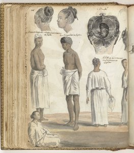 インドの髪型、セイロンの民俗タイプ 作： Jan Brandes