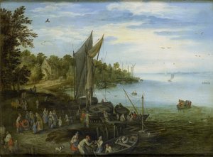 河岸 作： Jan Brueghel (I) (copy after)