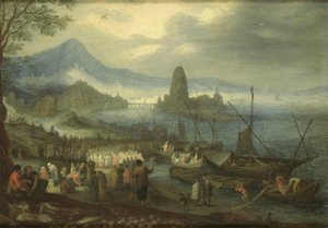 ガリラヤの海の説教 作： Jan Brueghel (I) (copy after)